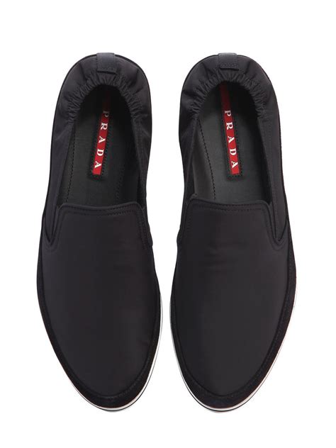 mens prada sneakers sale|prada men's slip on sneakers.